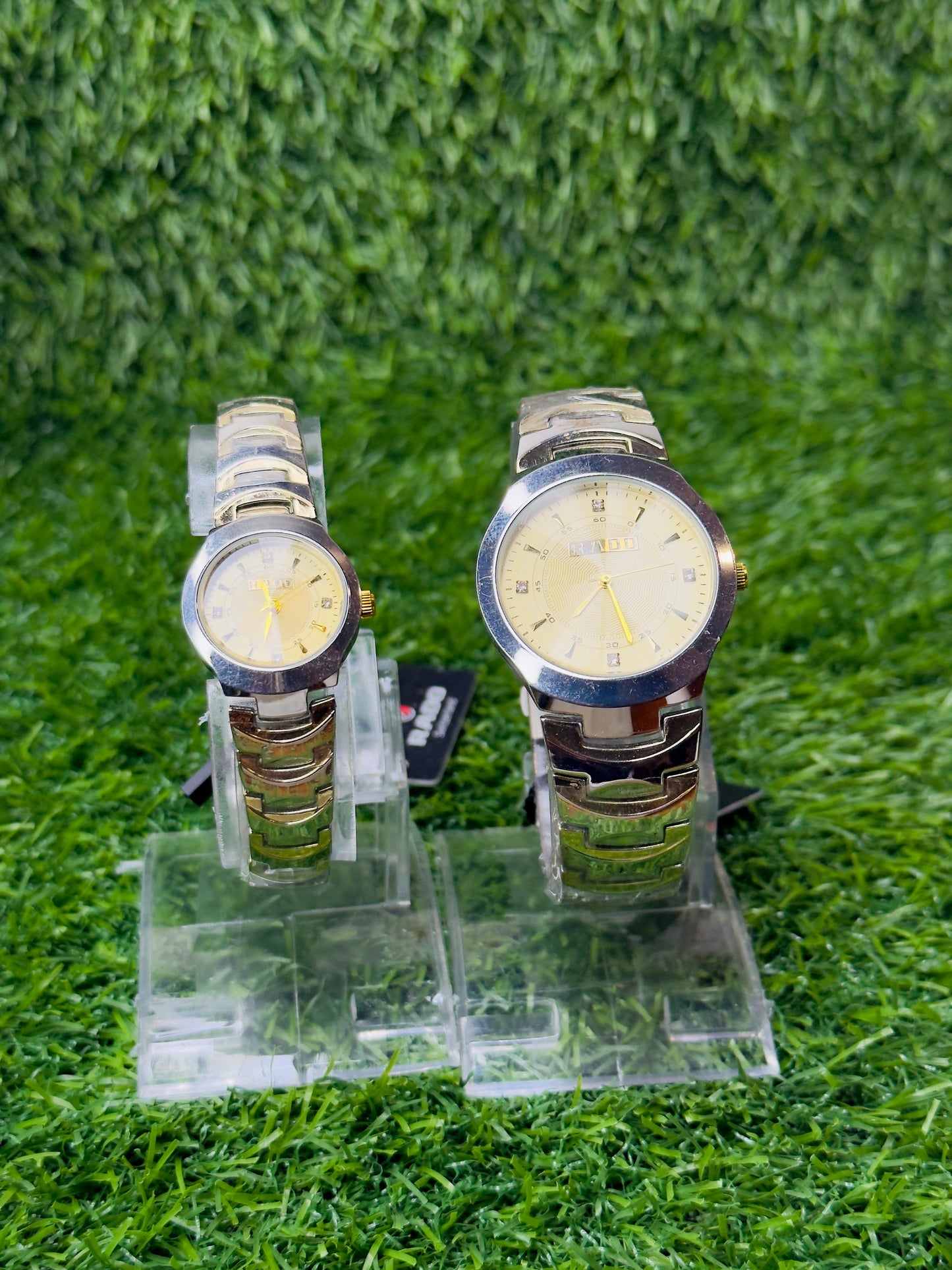 RADO couple watch jublie with white dial just