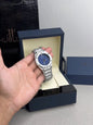 Men’s Luxury Stainless Steel Watch – Deep Blue Dial | Hublot-Inspired Design