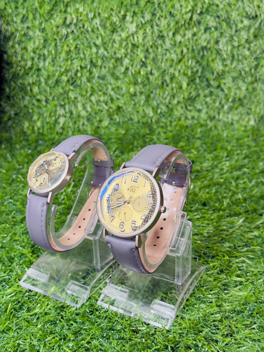 VITZ couple watch jublie with white dial just