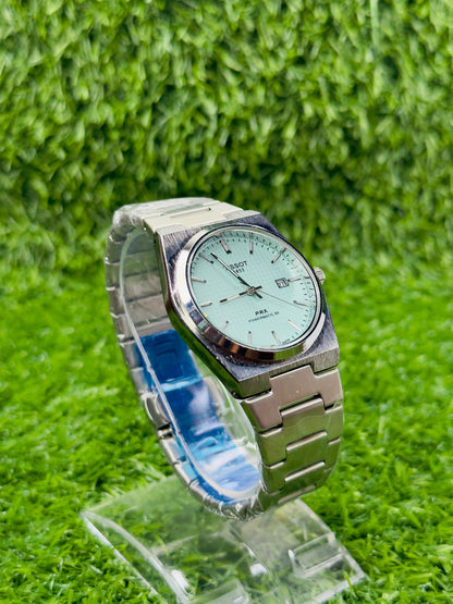 TISSOT PRX TIFNY dial with silver chain