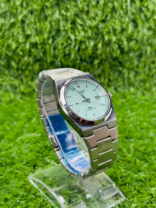 TISSOT PRX TIFNY dial with silver chain