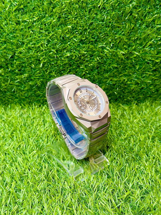 Silver Titan Chronograph – Luxury Stainless Steel Men’s Watch