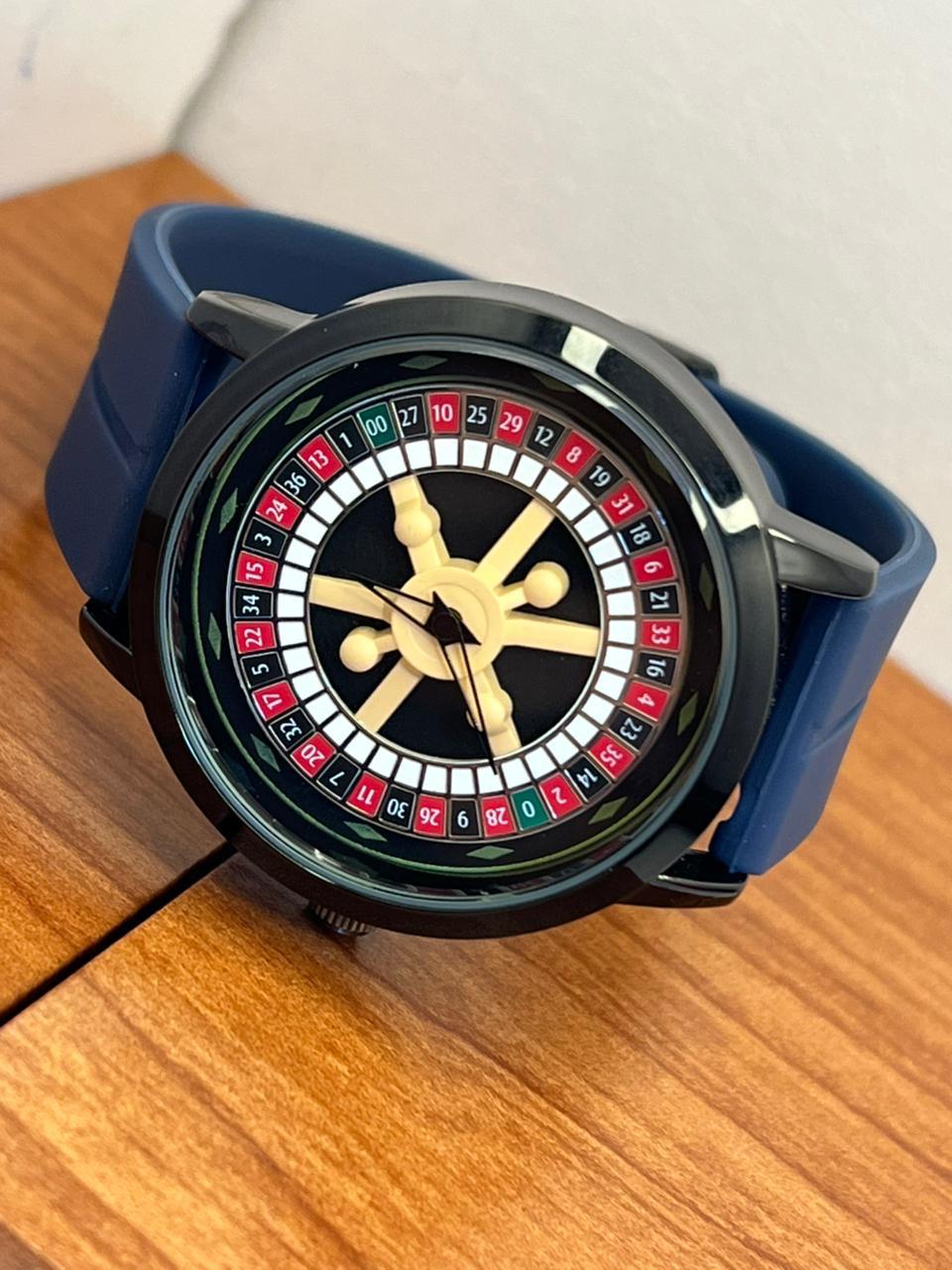 Casino Rotating Dial Trending Watch | Available in Multi Colors