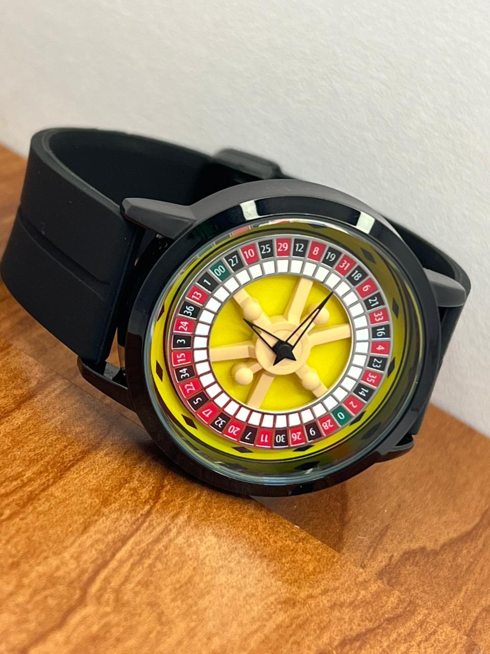 Casino Rotating Dial Trending Watch | Available in Multi Colors