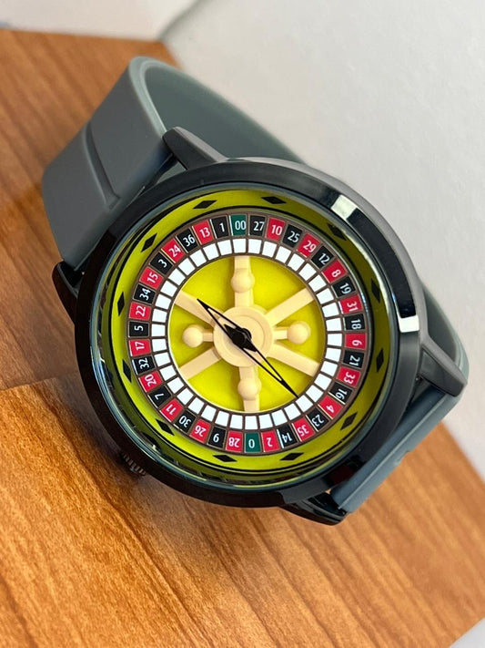 Casino Rotating Dial Trending Watch | Available in Multi Colors