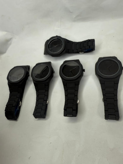 Black Arabic Aura watch with fiber material lite weight